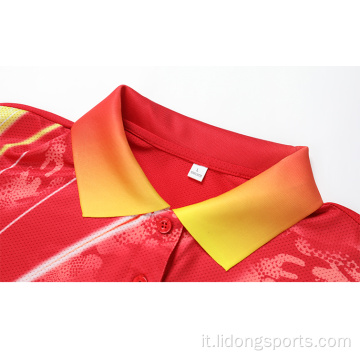 Abbigliamento da ping pong Abbigliamento TShirt Polo da golf unisex